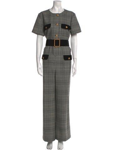Gucci Jumpsuits and Rompers 2019 Plaid Print Jumpsuit Us10, It46 | L