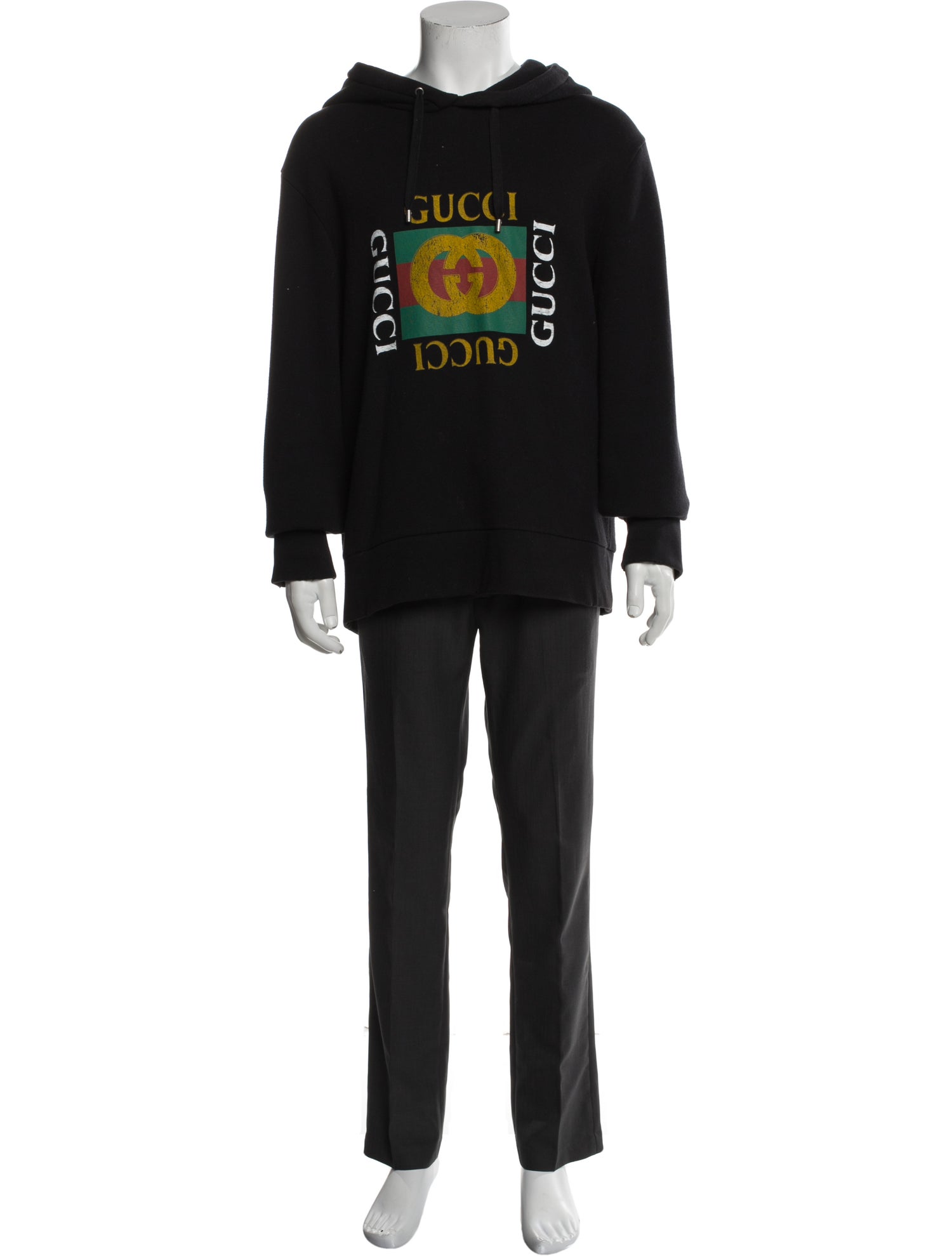 Loewe 2022 Pansies-embroidered Sweatshirt - Black