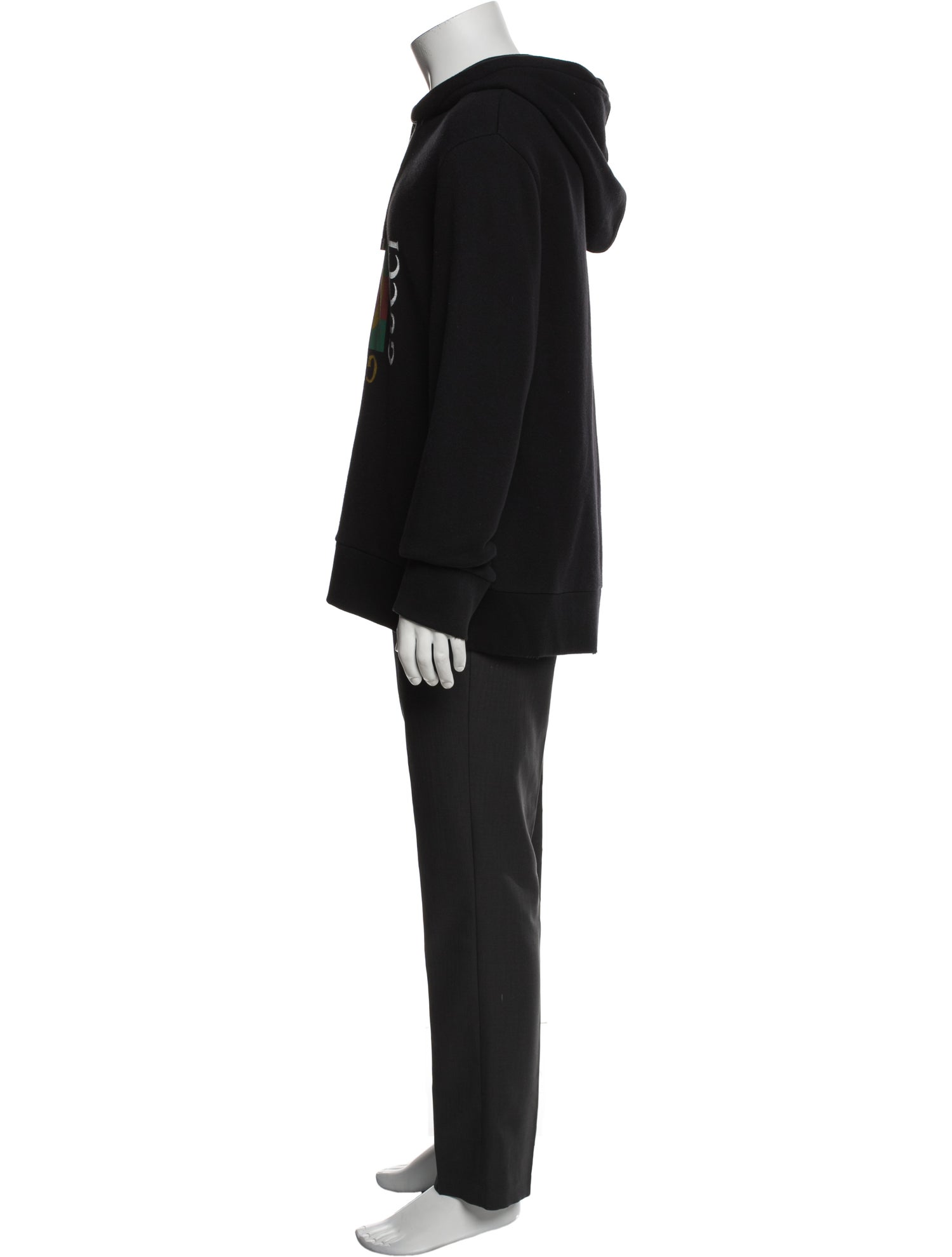 Loewe 2022 Pansies-embroidered Sweatshirt - Black