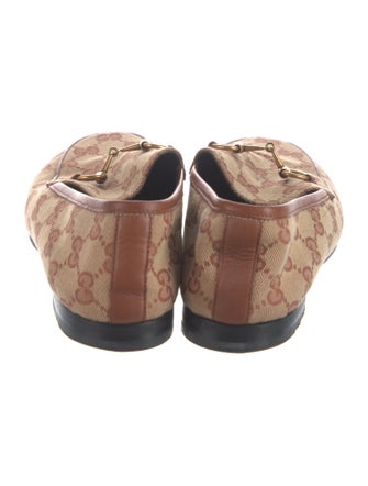 Gucci GG Canvas Canvas Loafers