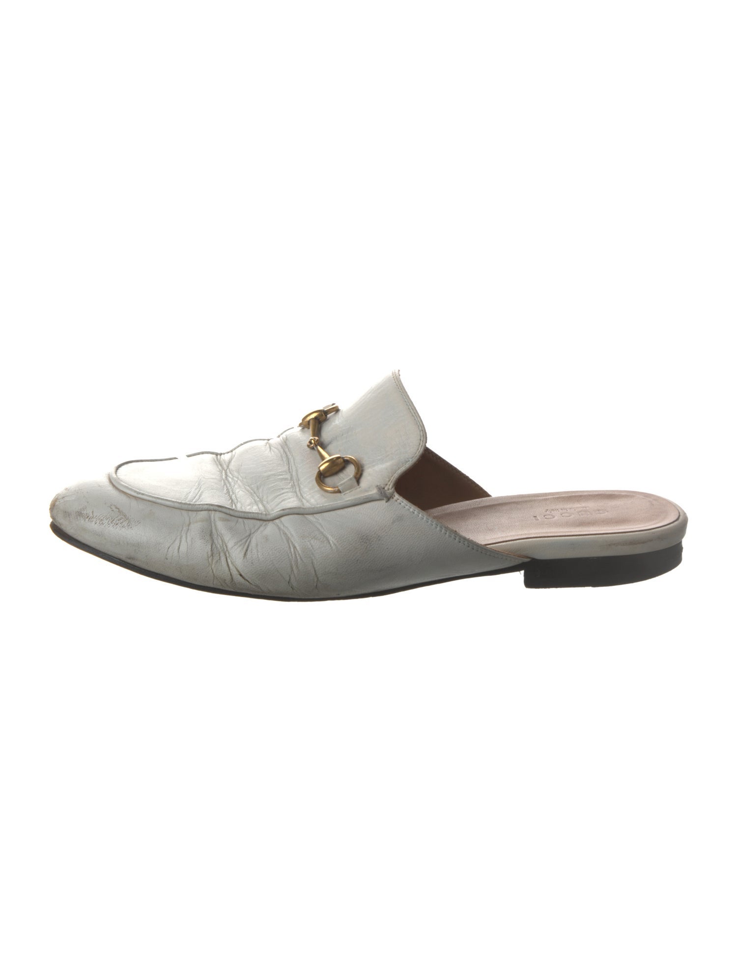 Gucci Horsebit Accent Leather Mules