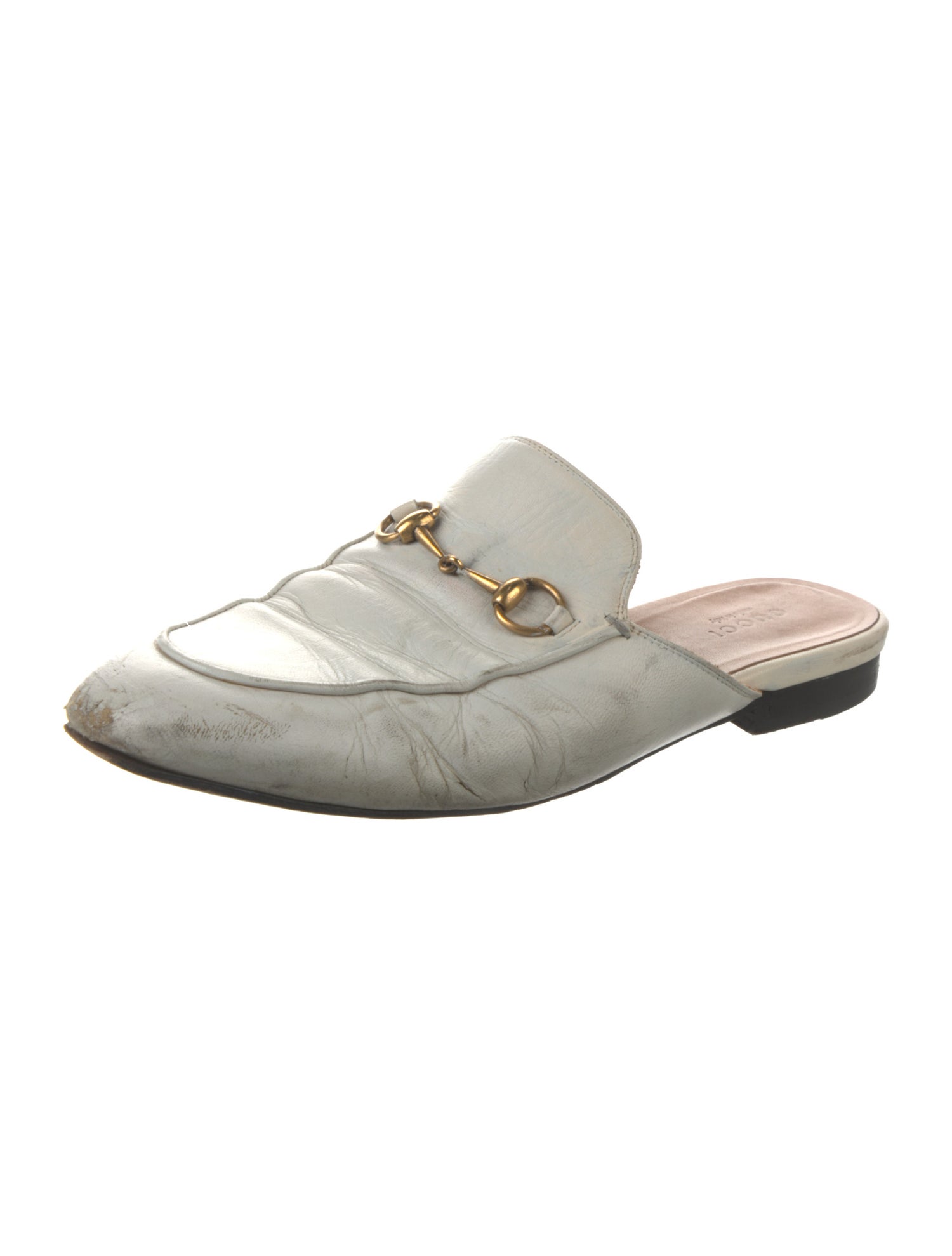 Gucci Horsebit Accent Leather Mules