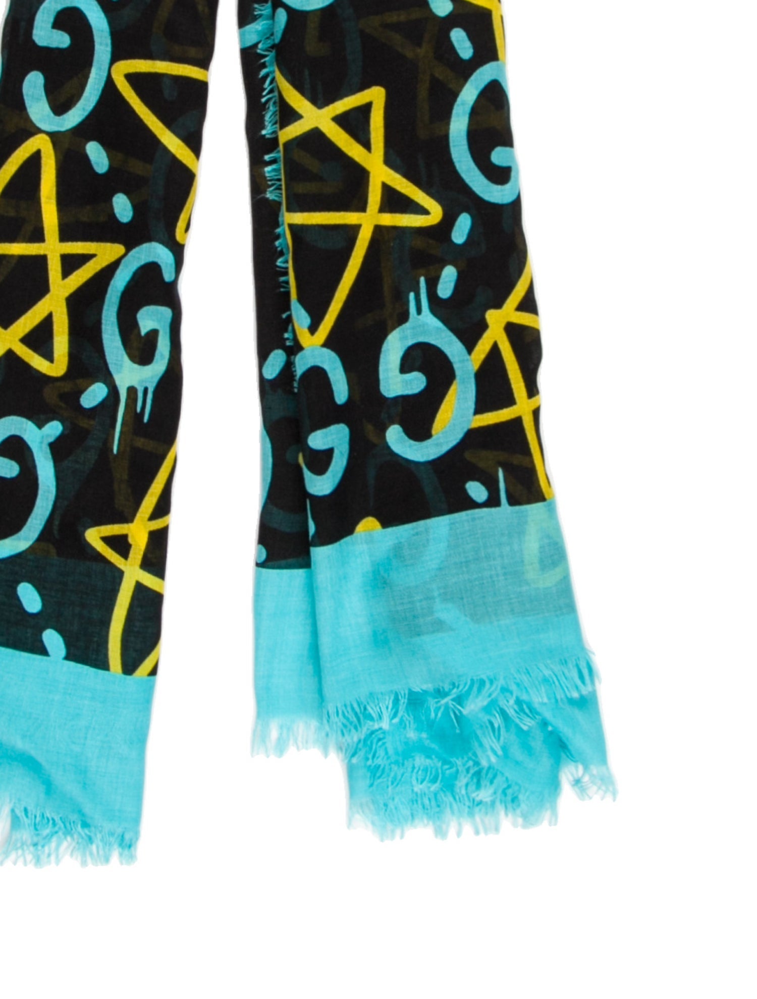 Gucci Gucci Ghost GG Psychedelic Scarf