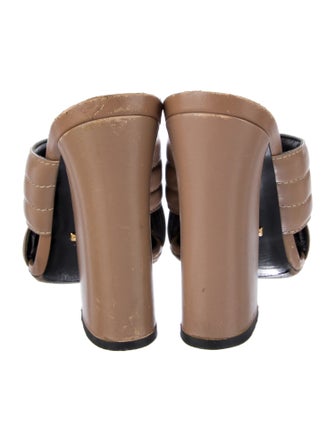 Gucci Leather Slides