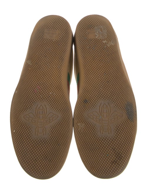 Gucci Web Accent Leather Sneakers