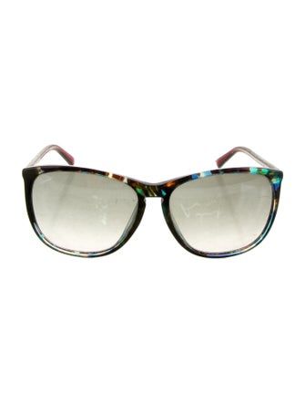 Gucci Sylvie Web Accent Oversize Sunglasses