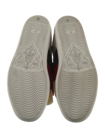 Gucci Sylvie Web Accent Leather Sneakers