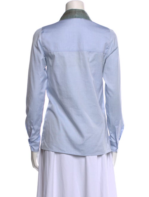 Gucci Long Sleeve Button-Up Top