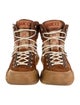 Gucci GG Canvas Suede Hiking Boots