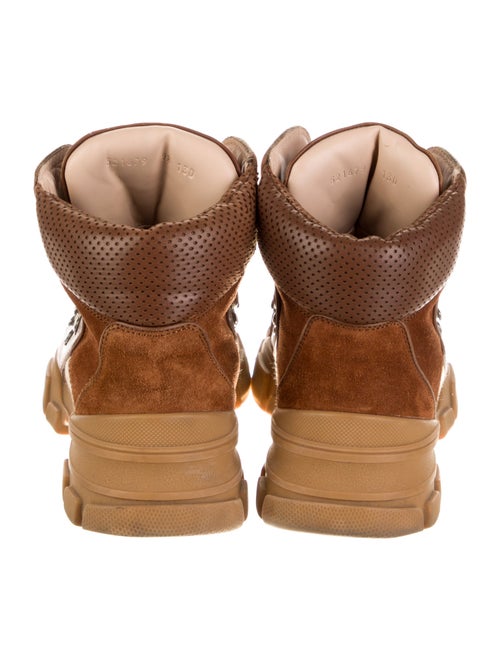 Gucci GG Canvas Suede Hiking Boots