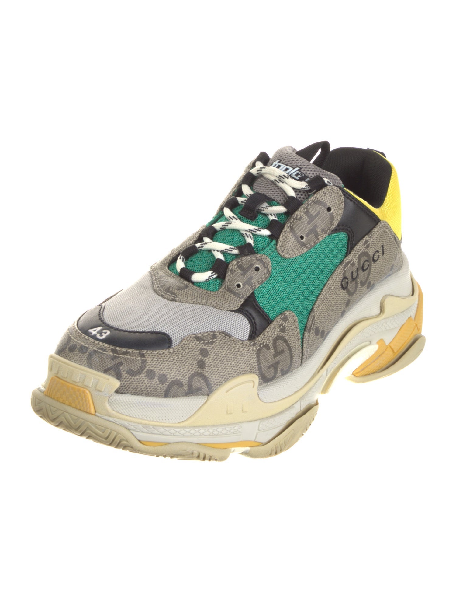 Gucci x Balenciaga The Hacker Project Triple S Chunky Sneakers