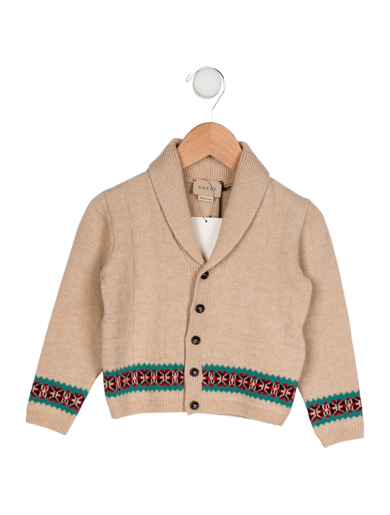 Gucci Toddler Boys' Patterned Cardigan w/ Tags