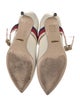 Gucci Sylvie Web Accent Leather D'Orsay Pumps