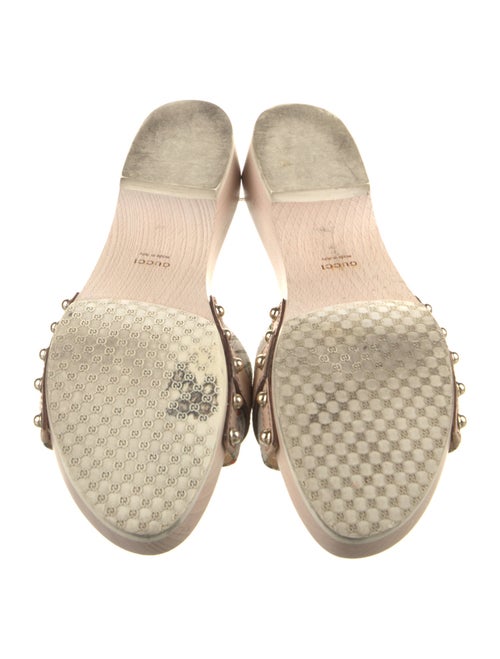 Gucci Flora Print Canvas Slides