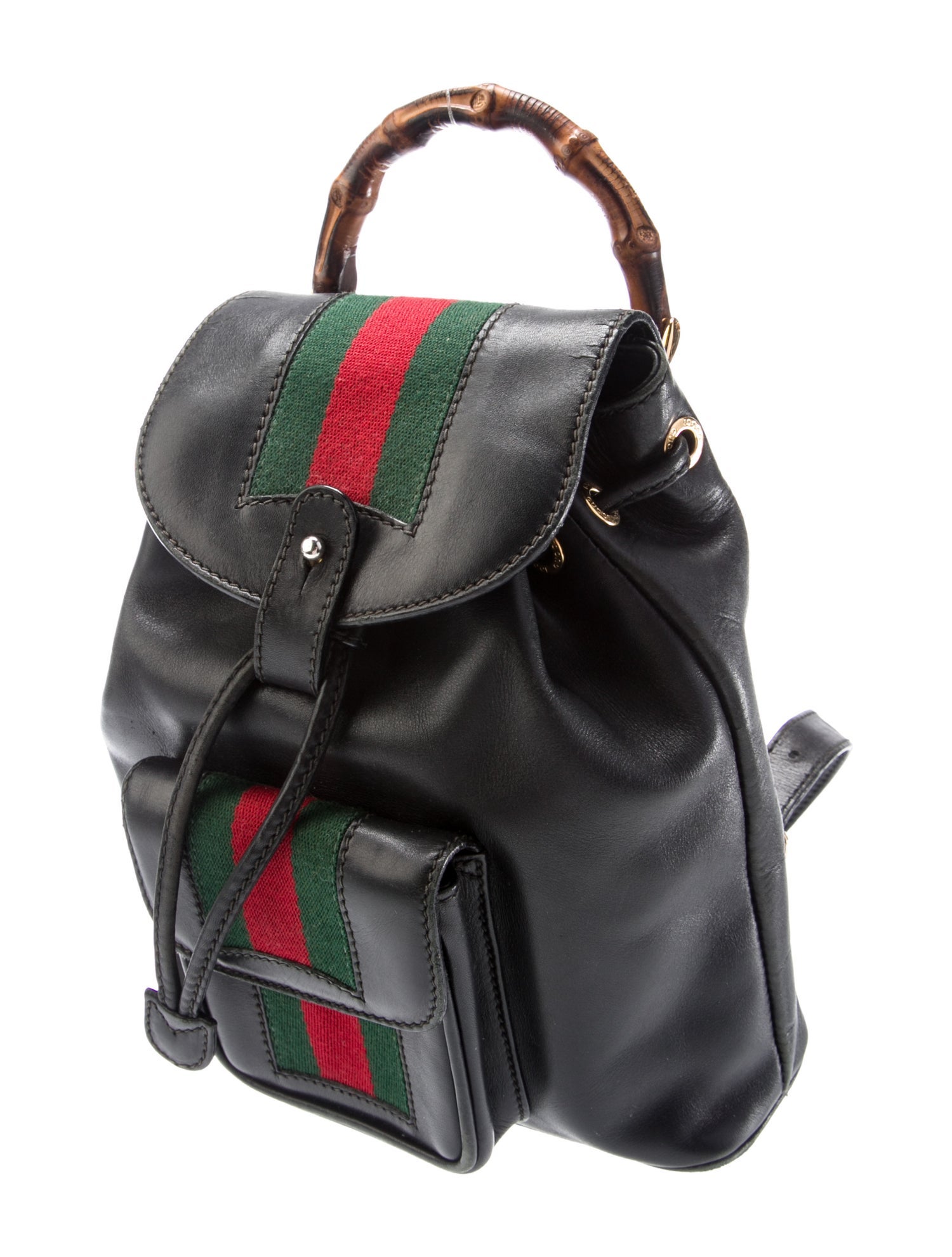 Valentino Nylon Backpack - Orange Backpacks, Handbags