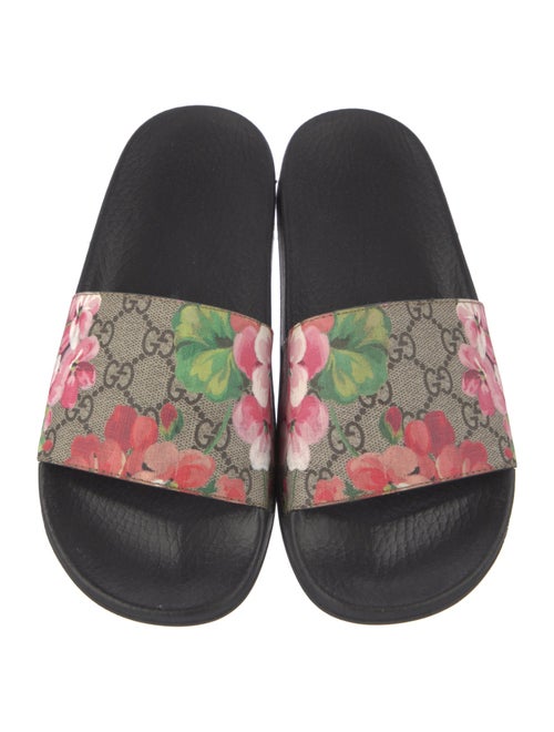Gucci Flora Print Slides