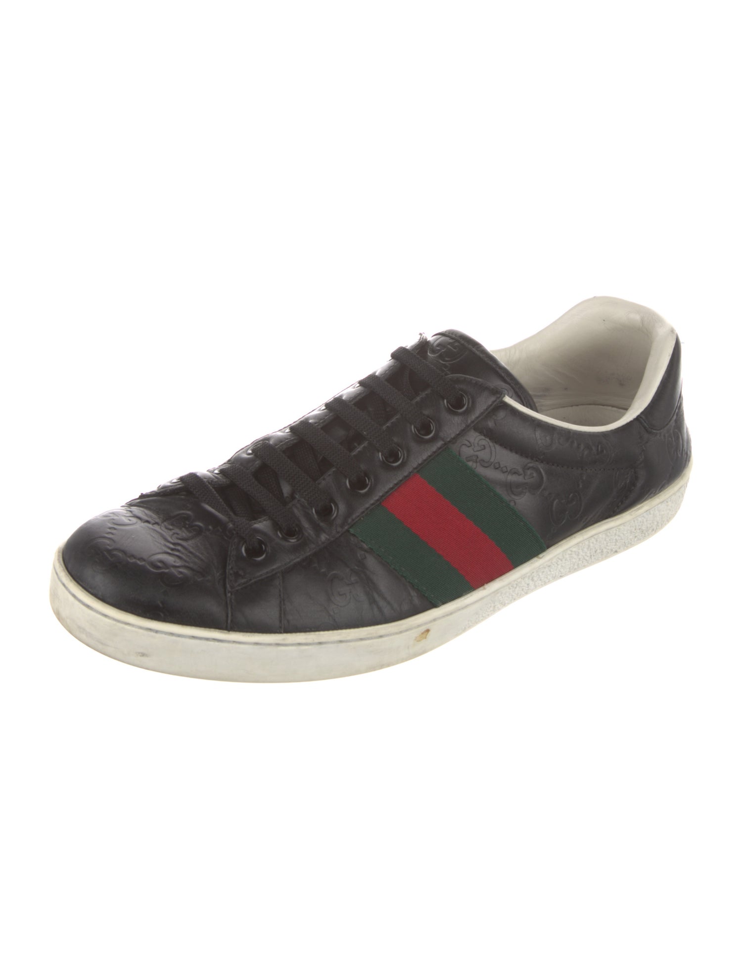 スニーカー GUCCI Screener sneakers Gucci Screener Crystal-Embellished Sneakers - Neutrals