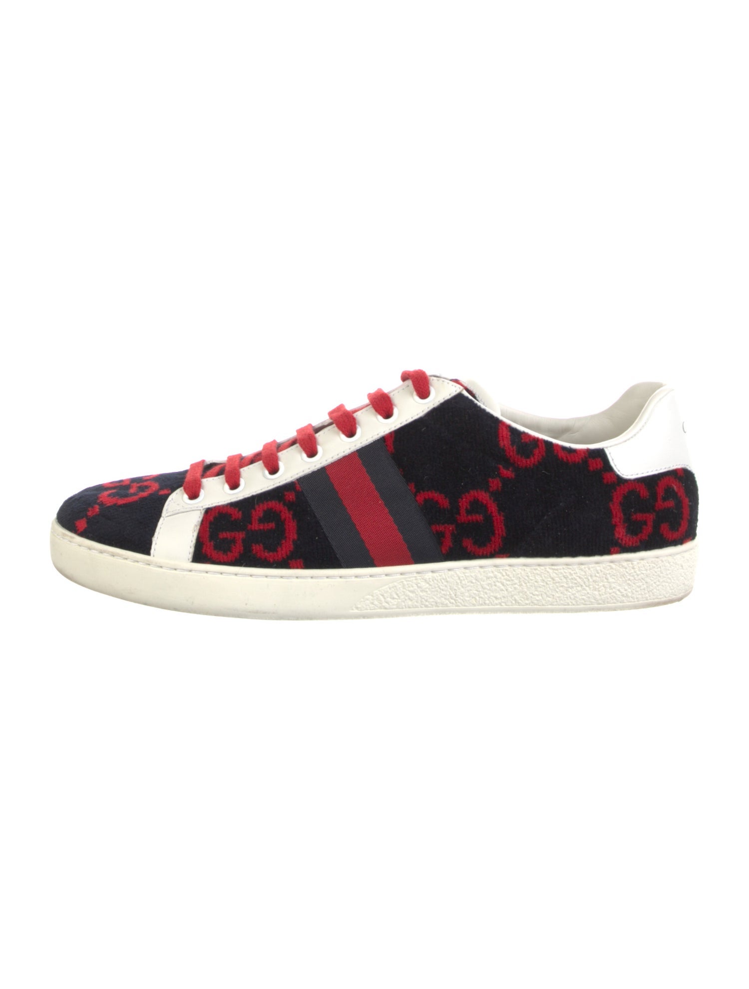 Gucci GG Logo Velvet Sneakers