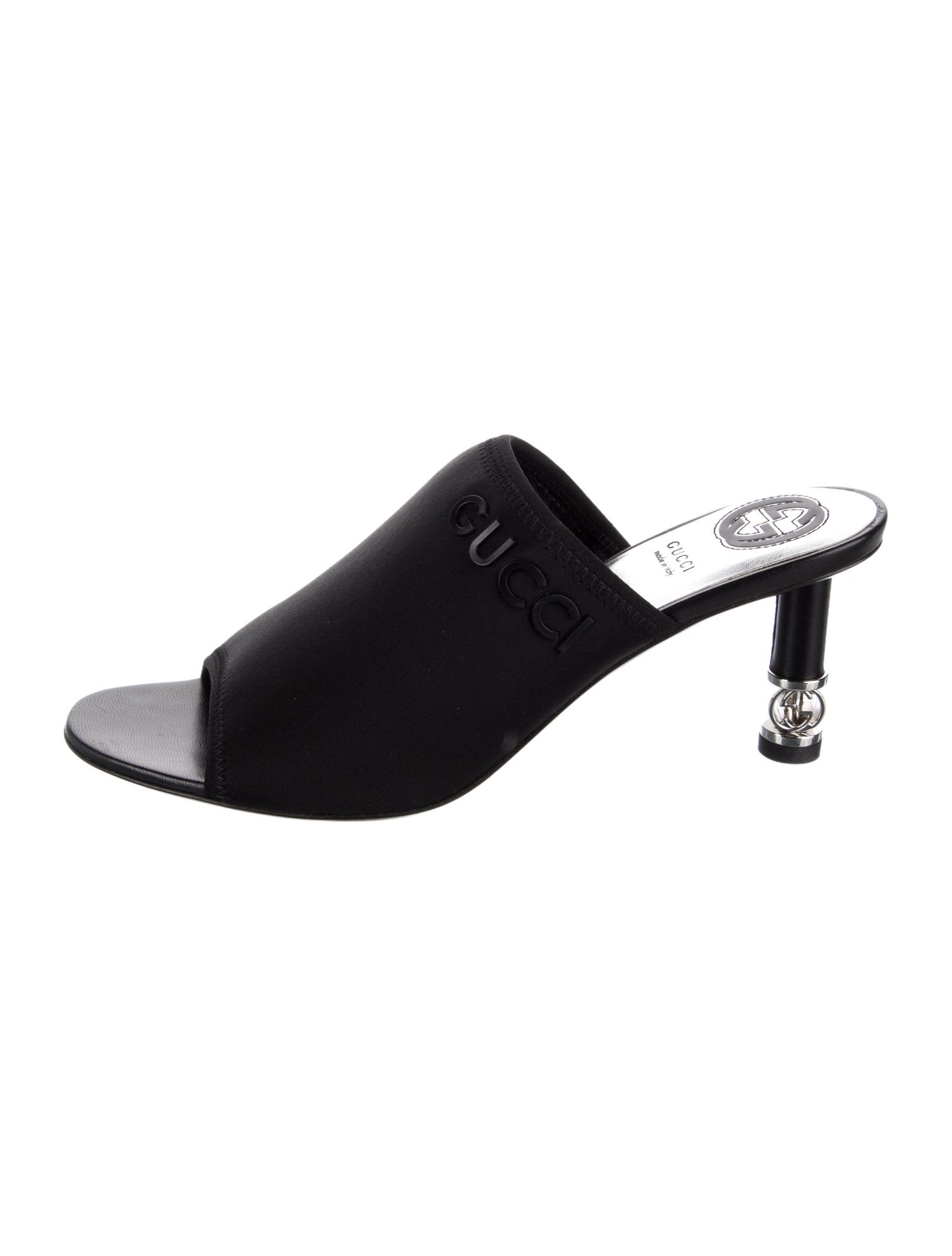 Gucci Interlocking G Logo Neoprene Slides