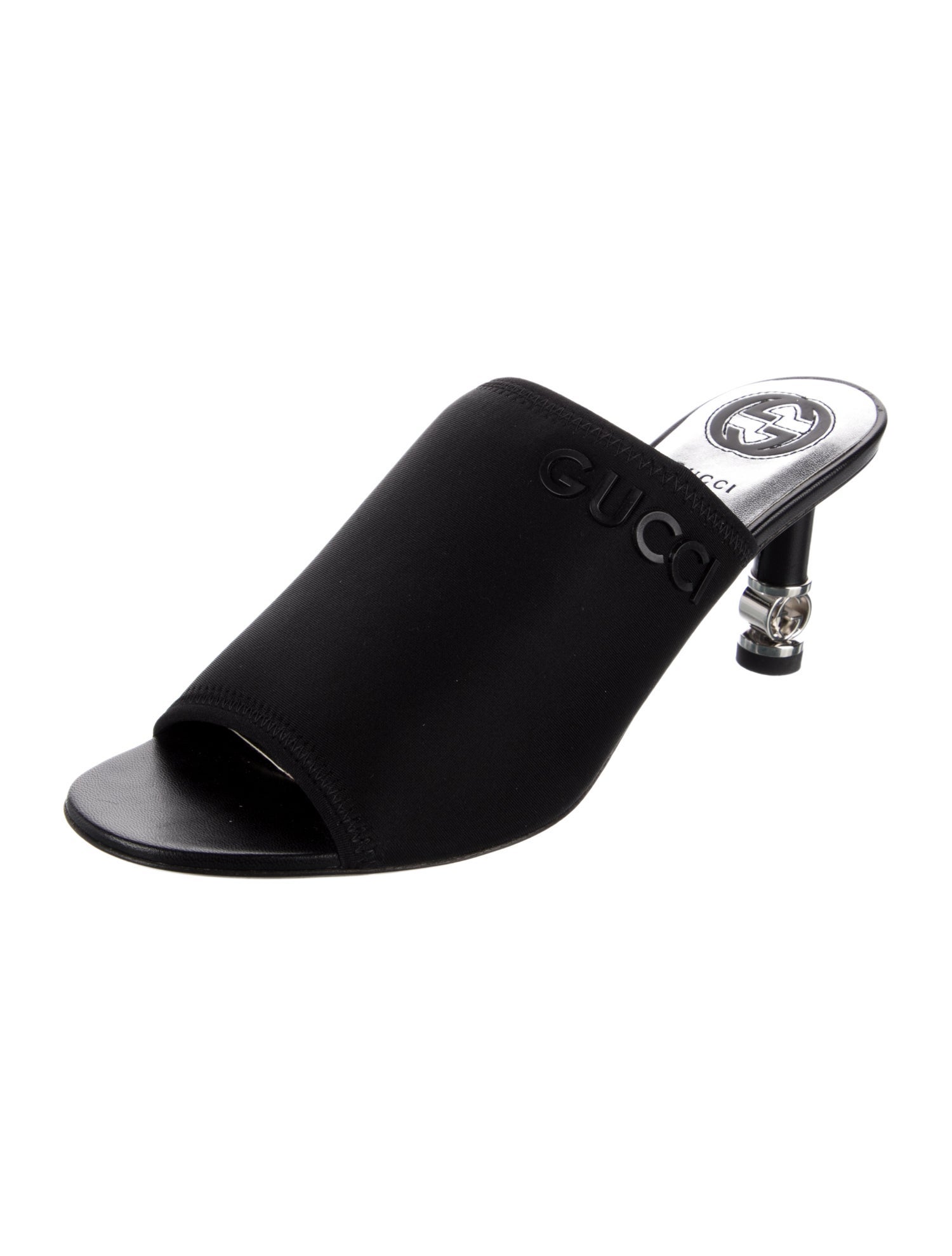 Gucci Interlocking G Logo Neoprene Slides