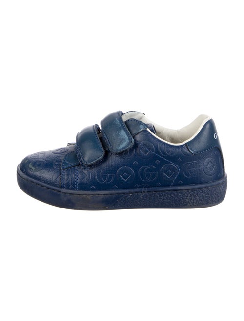Gucci Kids' GG Leather Low Top Sneakers