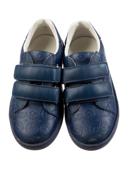 Gucci Kids' GG Leather Low Top Sneakers