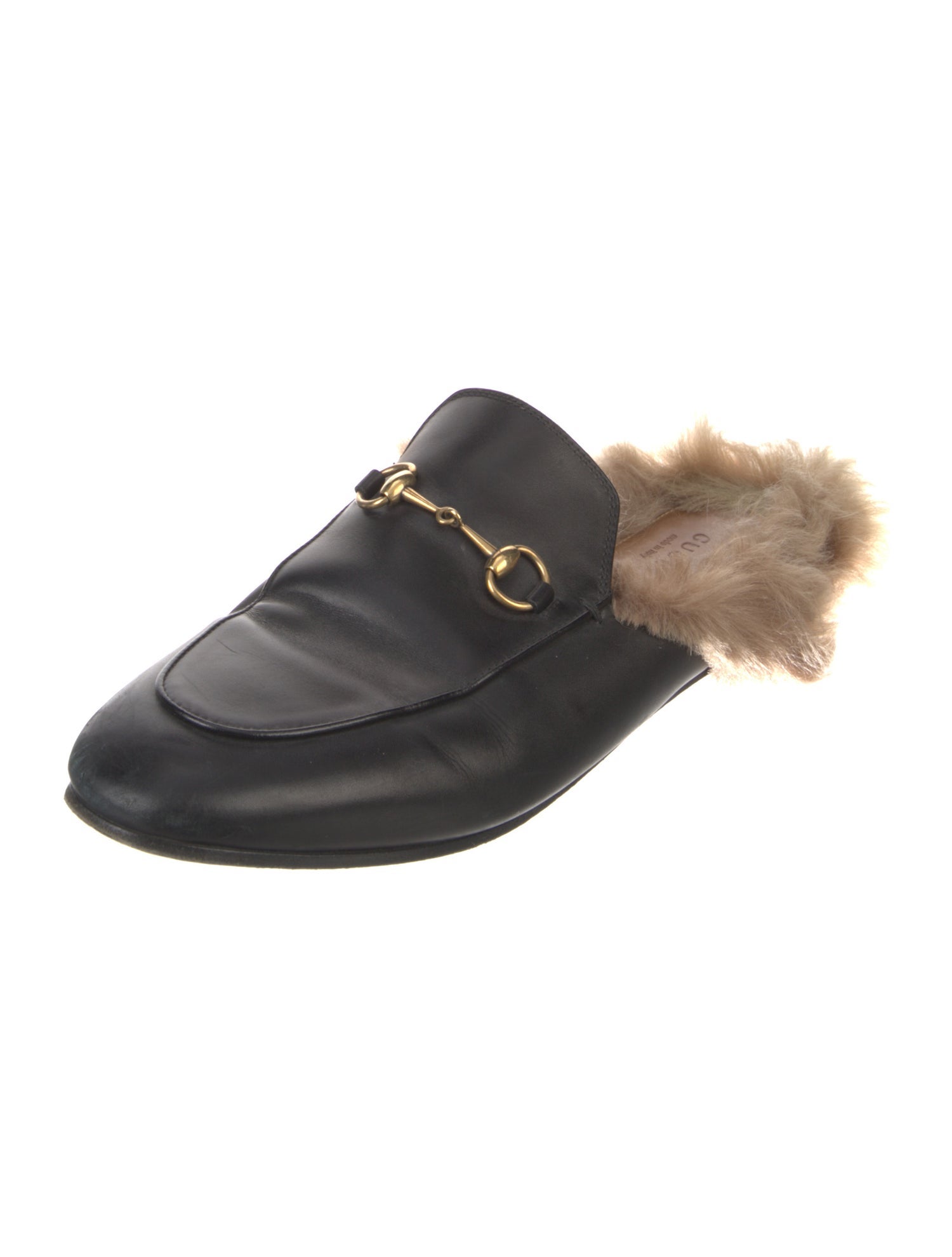 Gucci Horsebit Accent Leather Mules