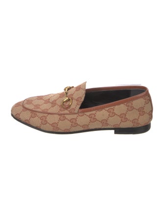 Gucci GG Canvas Canvas Loafers