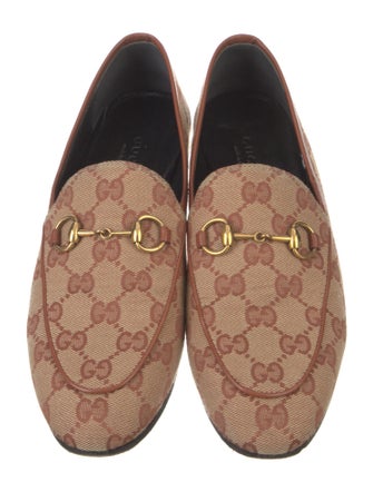 Gucci GG Canvas Canvas Loafers