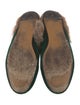 Gucci Horsebit Accent Velvet Slippers