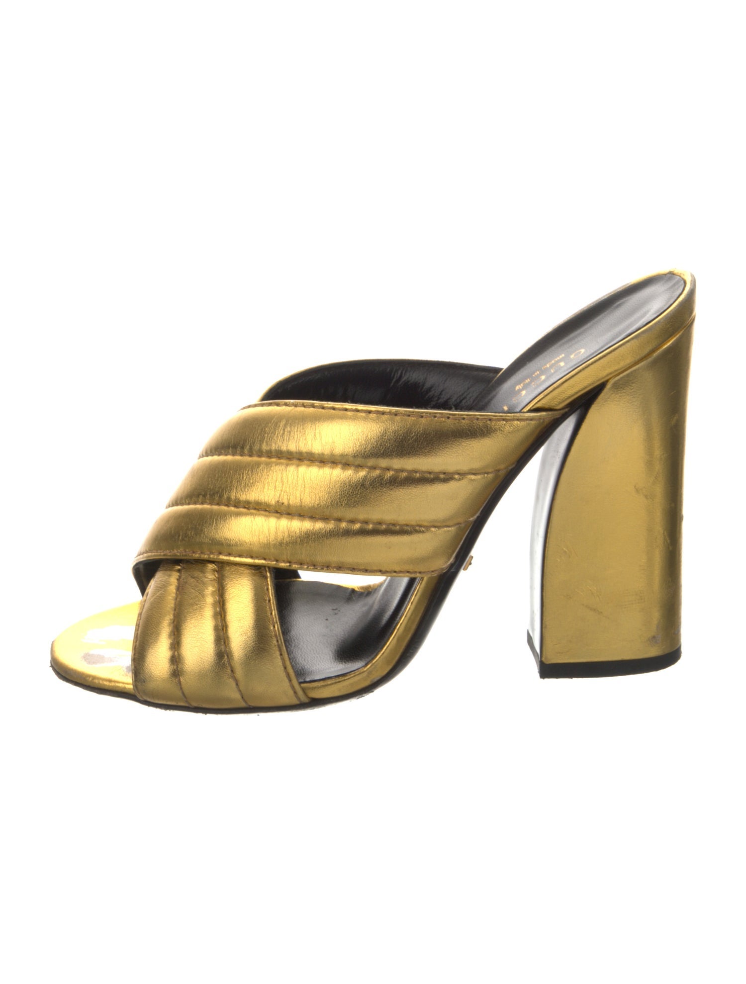 Gucci Leather Slides