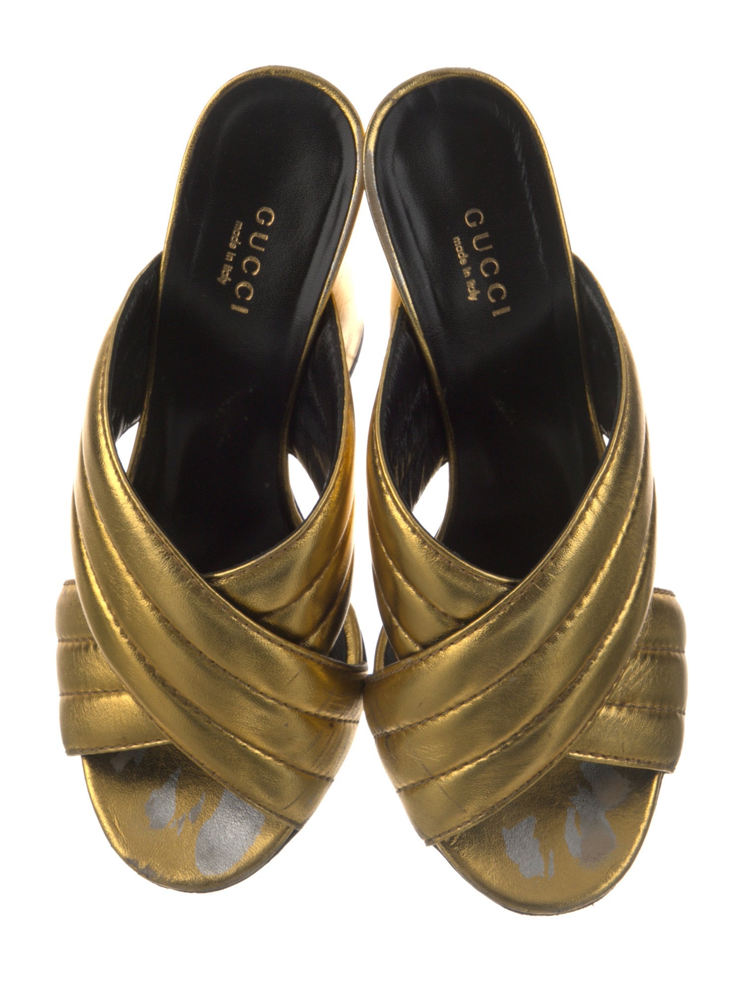 Gucci Leather Slides