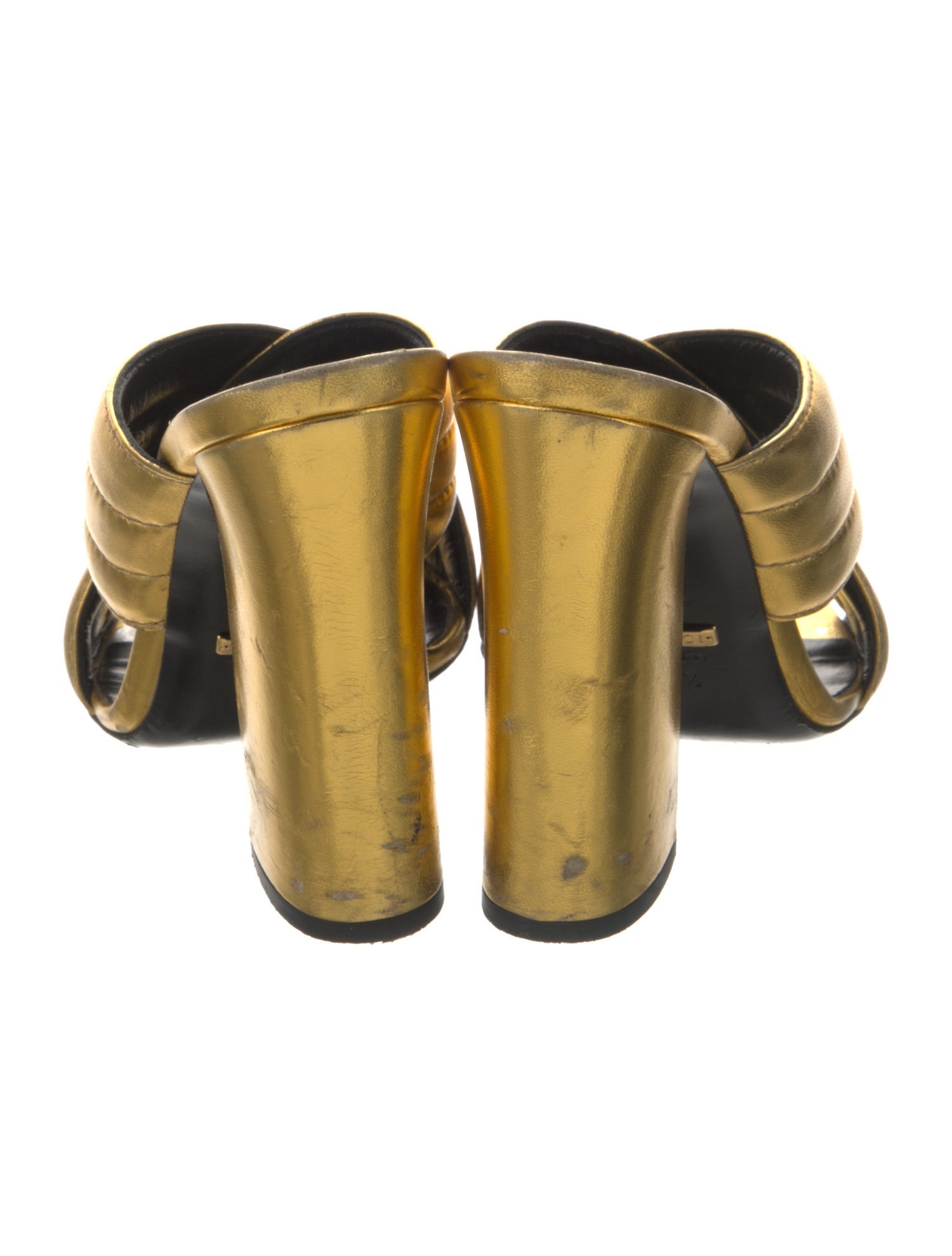 Gucci Leather Slides