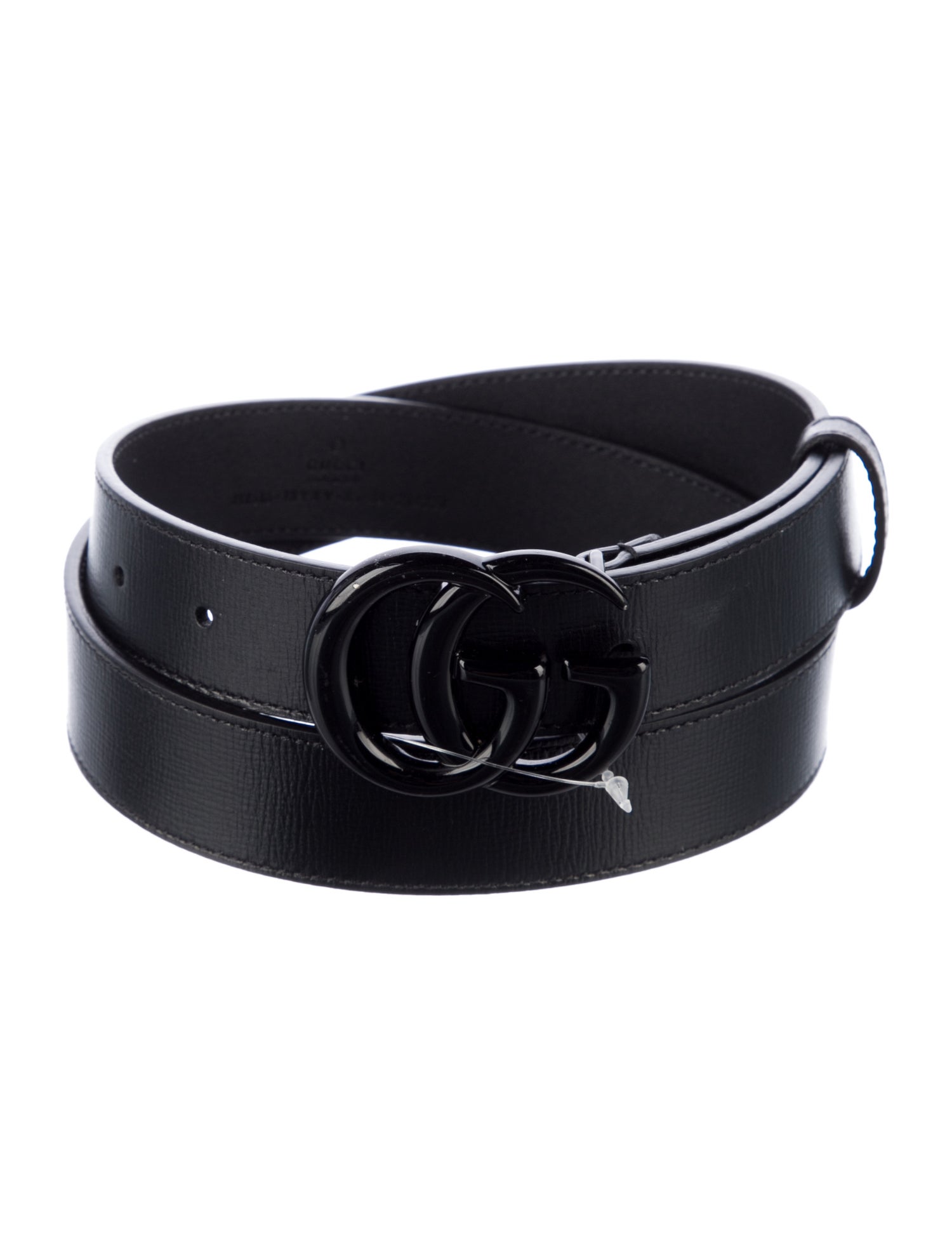 Gucci Leather Fringe Trim Accent Belt