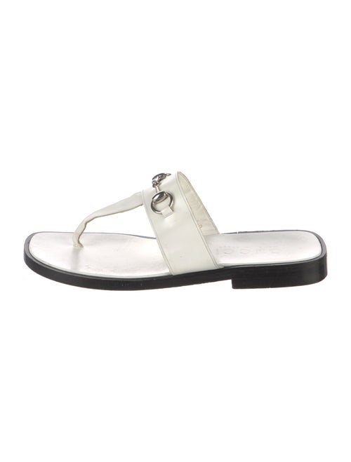 Gucci Leather Flip Flops