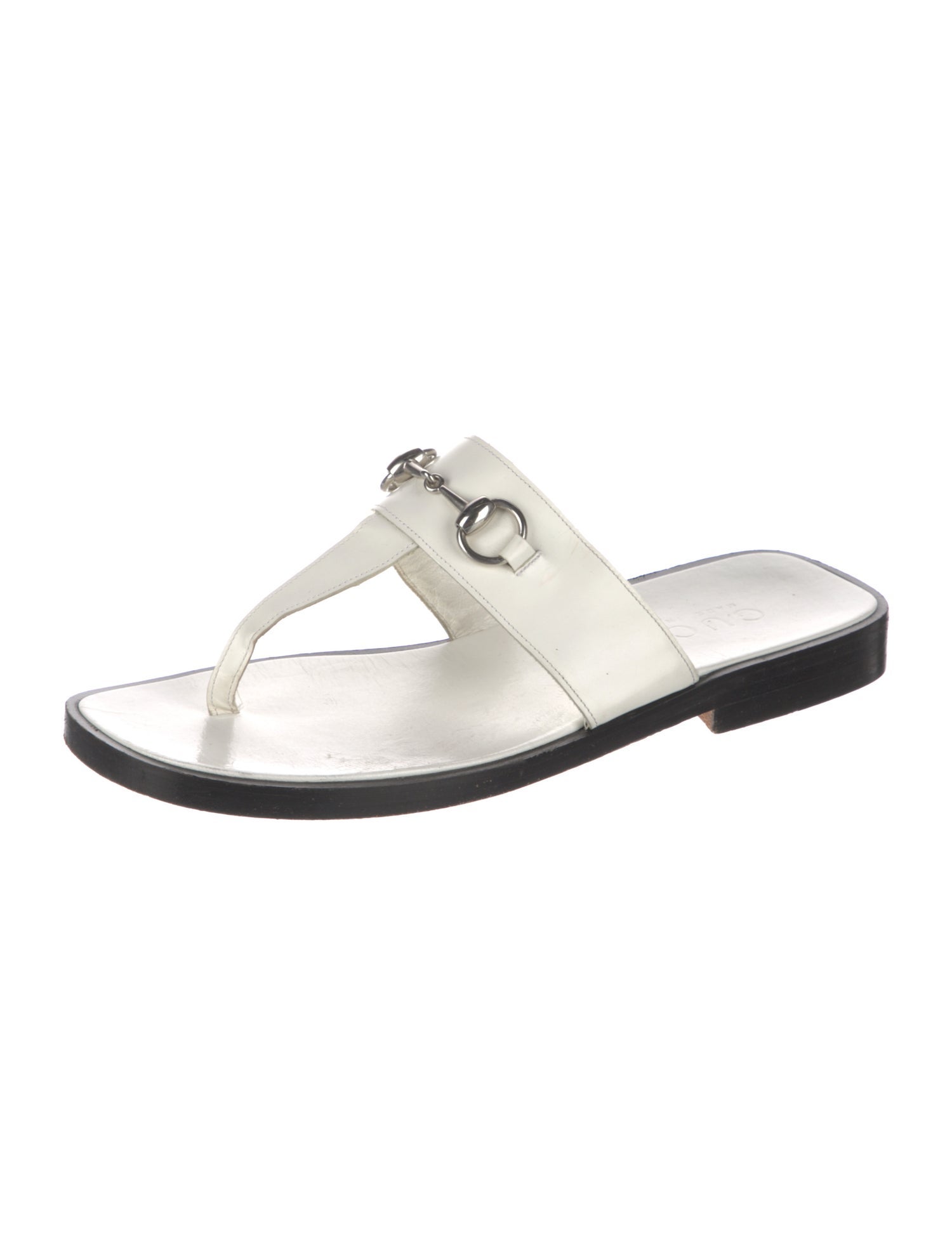 Gucci Leather Flip Flops