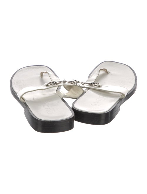 Gucci Leather Flip Flops