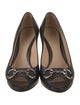 Gucci Horsebit Accent Leather Pumps