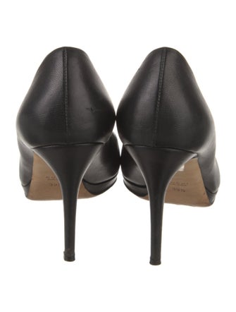 Gucci Horsebit Accent Leather Pumps