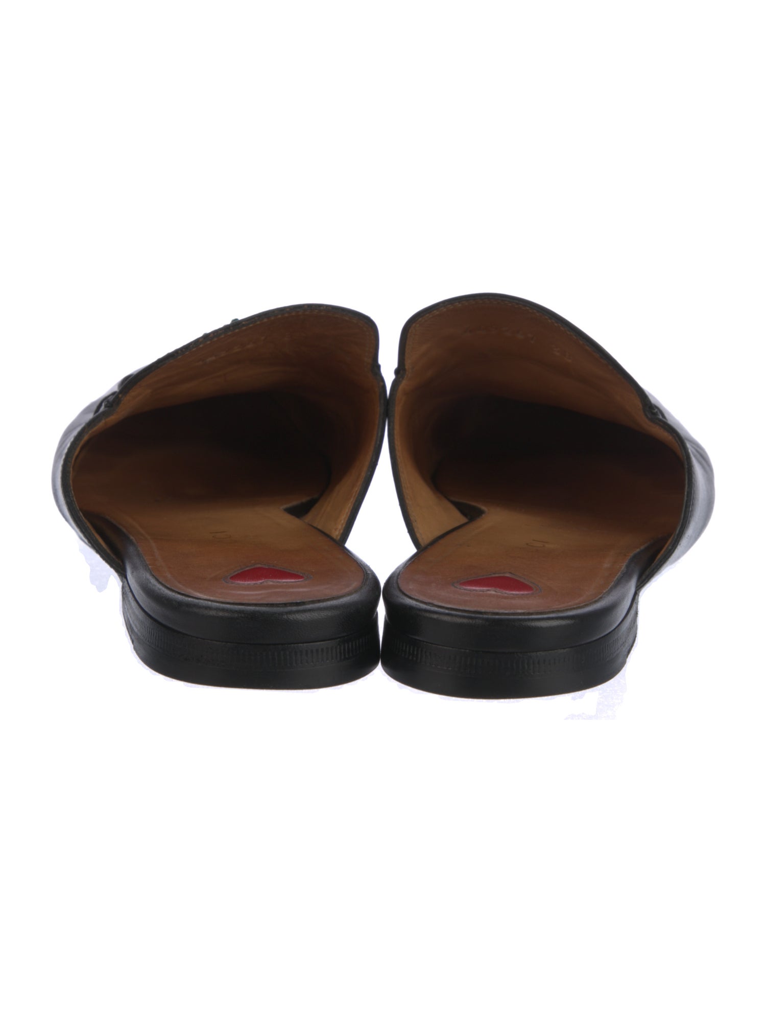 Gucci Horsebit Accent Leather Mules