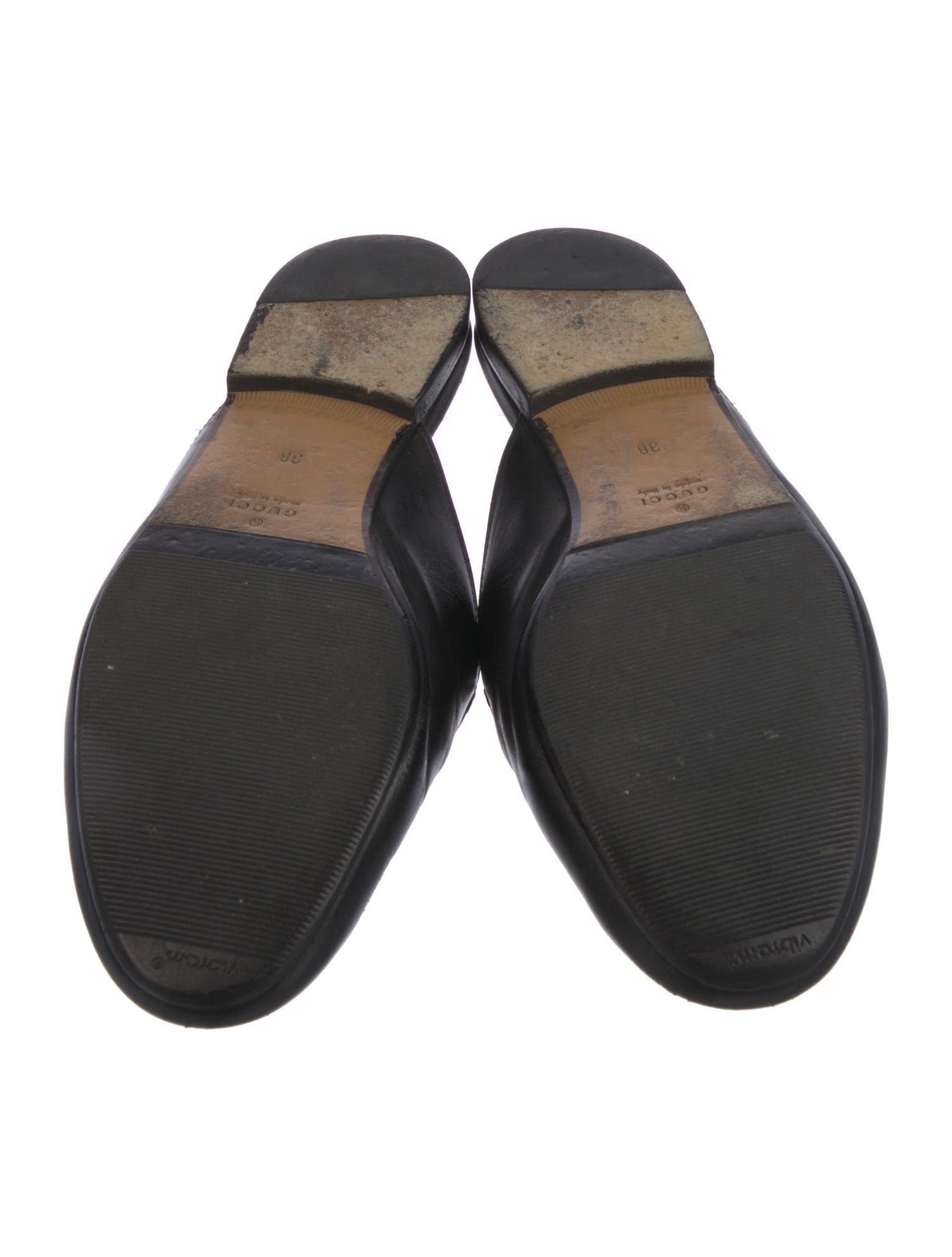 Gucci Horsebit Accent Leather Mules