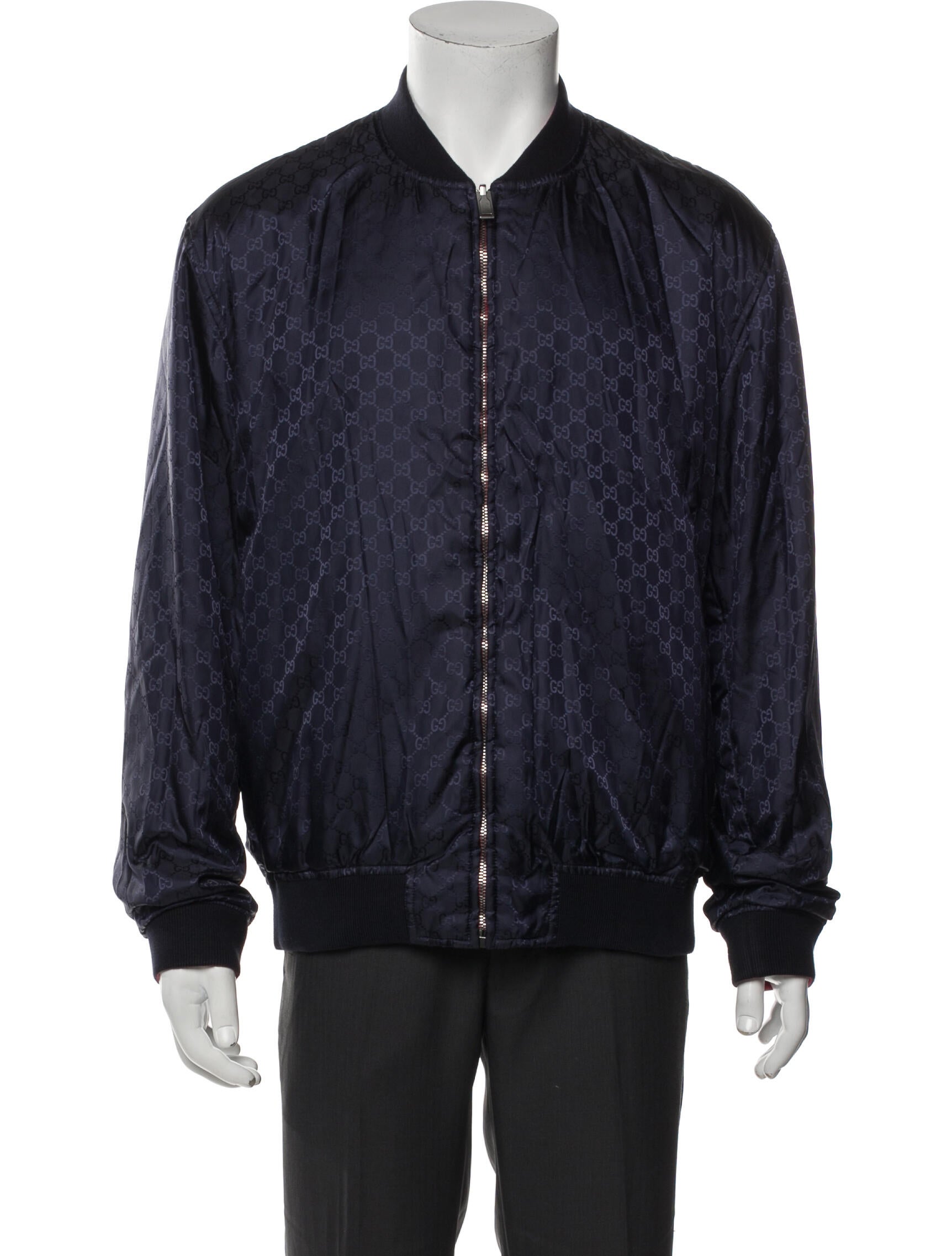 Gucci 2018 GG Supreme Bomber Jacket