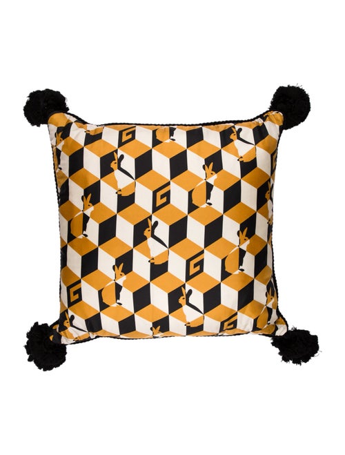 Gucci Cubis Vert Square G Bunny Cushion