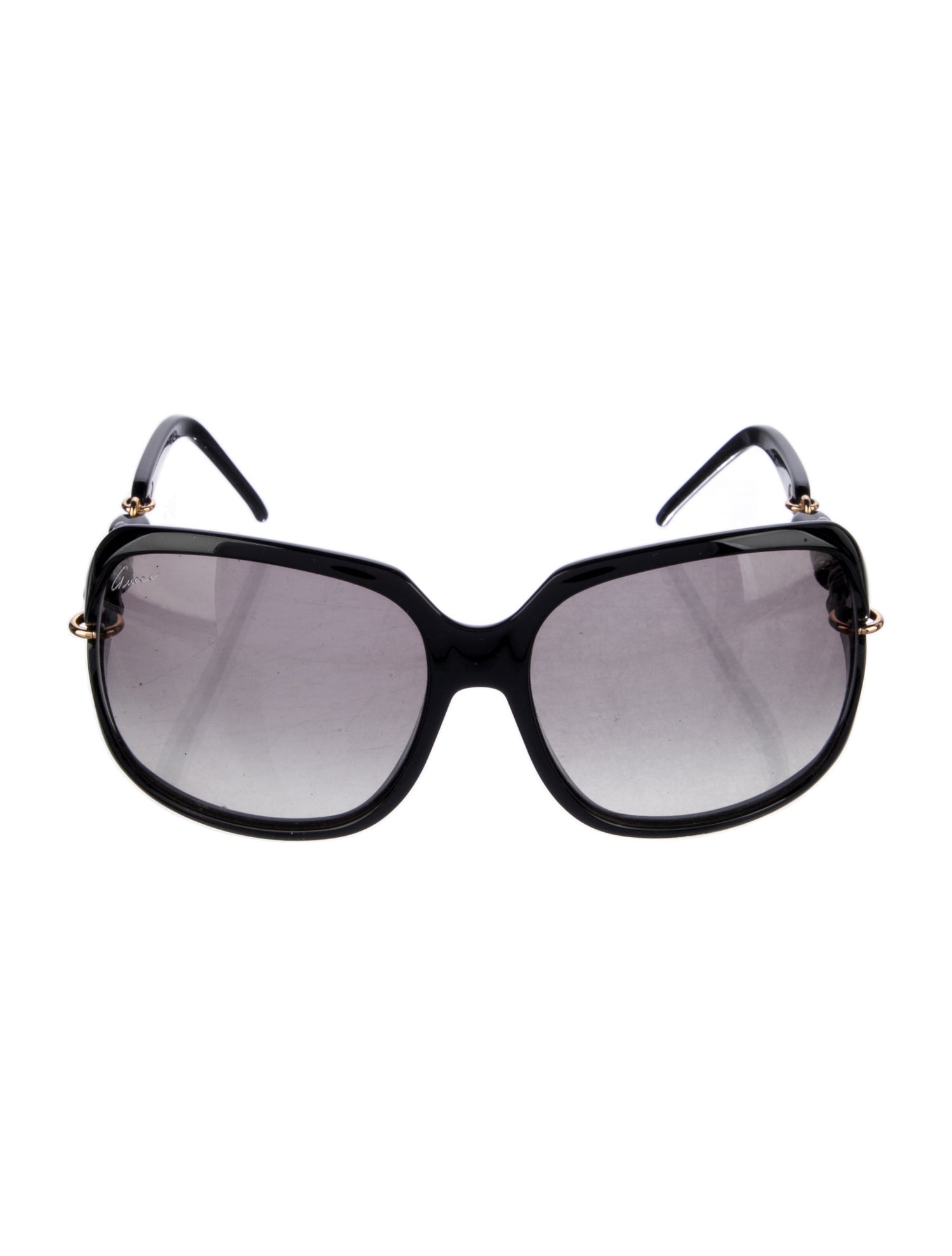 Gucci Double G Logo Square Sunglasses