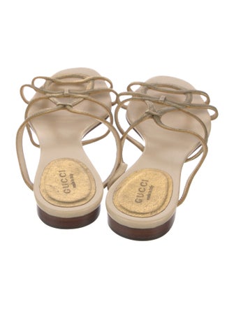 Gucci Leather Slides