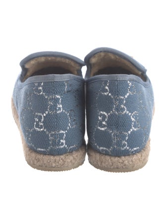 Gucci Horsebit Accent Wool Espadrille Sneakers