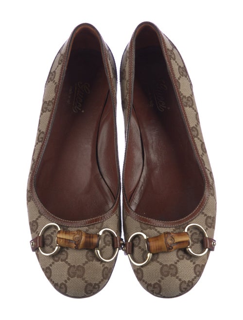 Gucci GG Canvas Canvas Flats