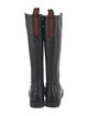 Gucci Web Accent Leather Boots