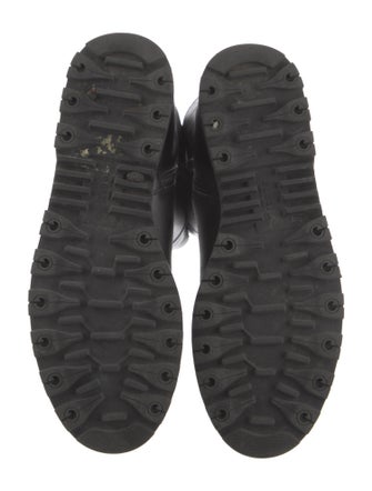 Gucci Web Accent Leather Boots