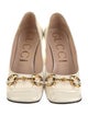 Gucci Horsebit Accent Leather Pumps